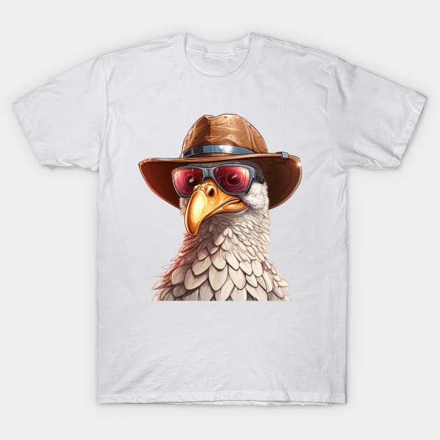 Cartoon Thanksgiving Turkey #3 T-Shirt by Chromatic Fusion Studio